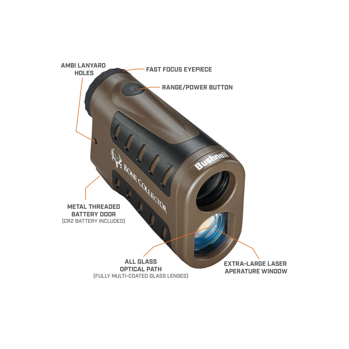 Bushnell Laser Rangefinder 6x24mm Bone Collector 850, image 5 sur 6