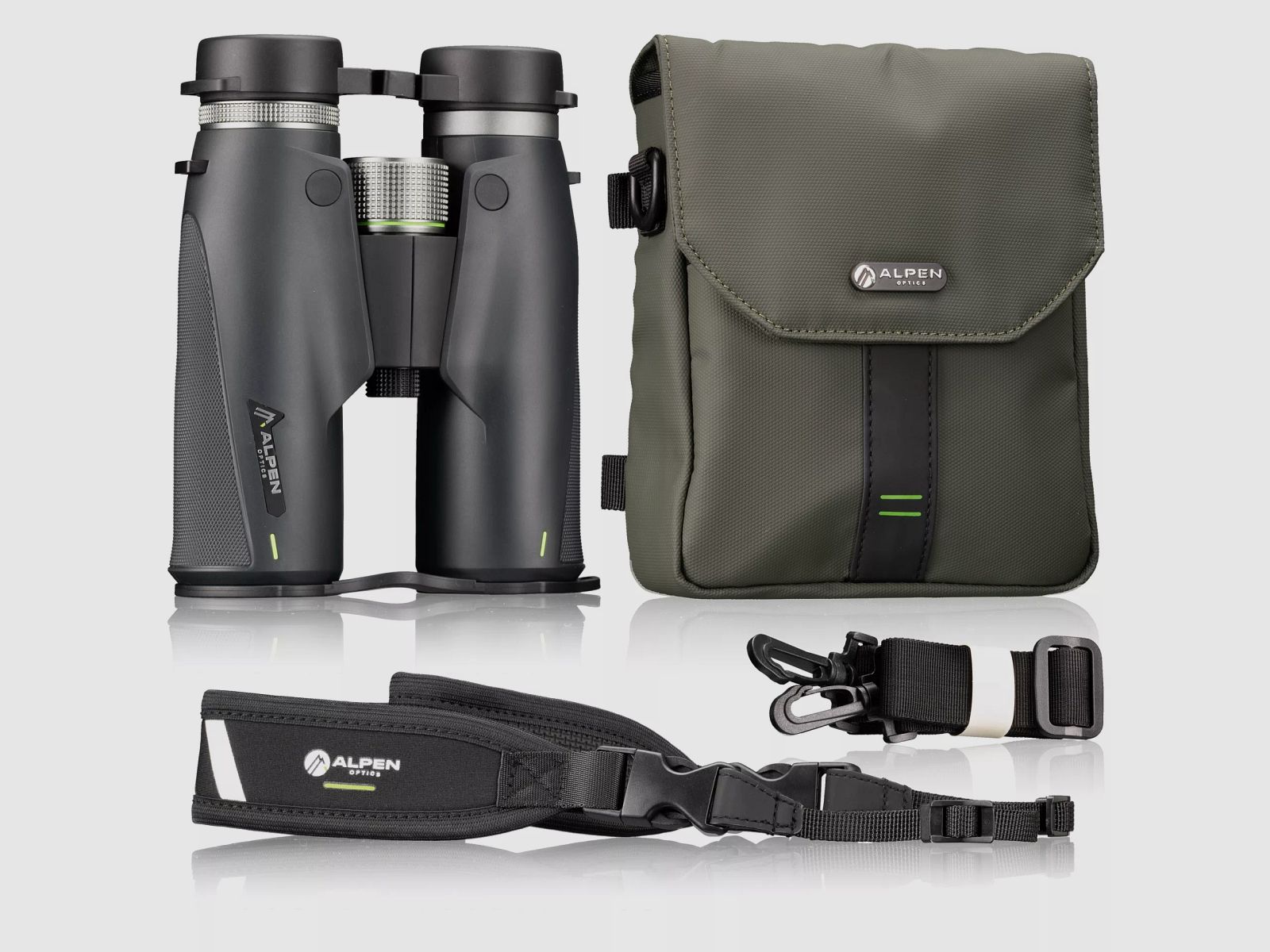 ALPEN OPTICS Teton 10x42 Fernglas mit Abbe-Prismen / ED-Glas