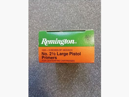 REMINGTON No. 2,5 LARGE PISTOL PRIMERS