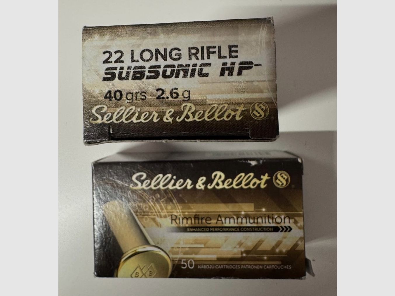.22 LR Subsonic ammunition RWS + Sellier & Bellot, image 2 of 2