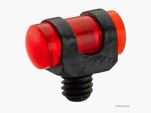 Mirino Micro Fluorescente Rosso da Avvitare - Diametro 2,6 mm - Massima Visibilità - Adatto per Armi di Precisione