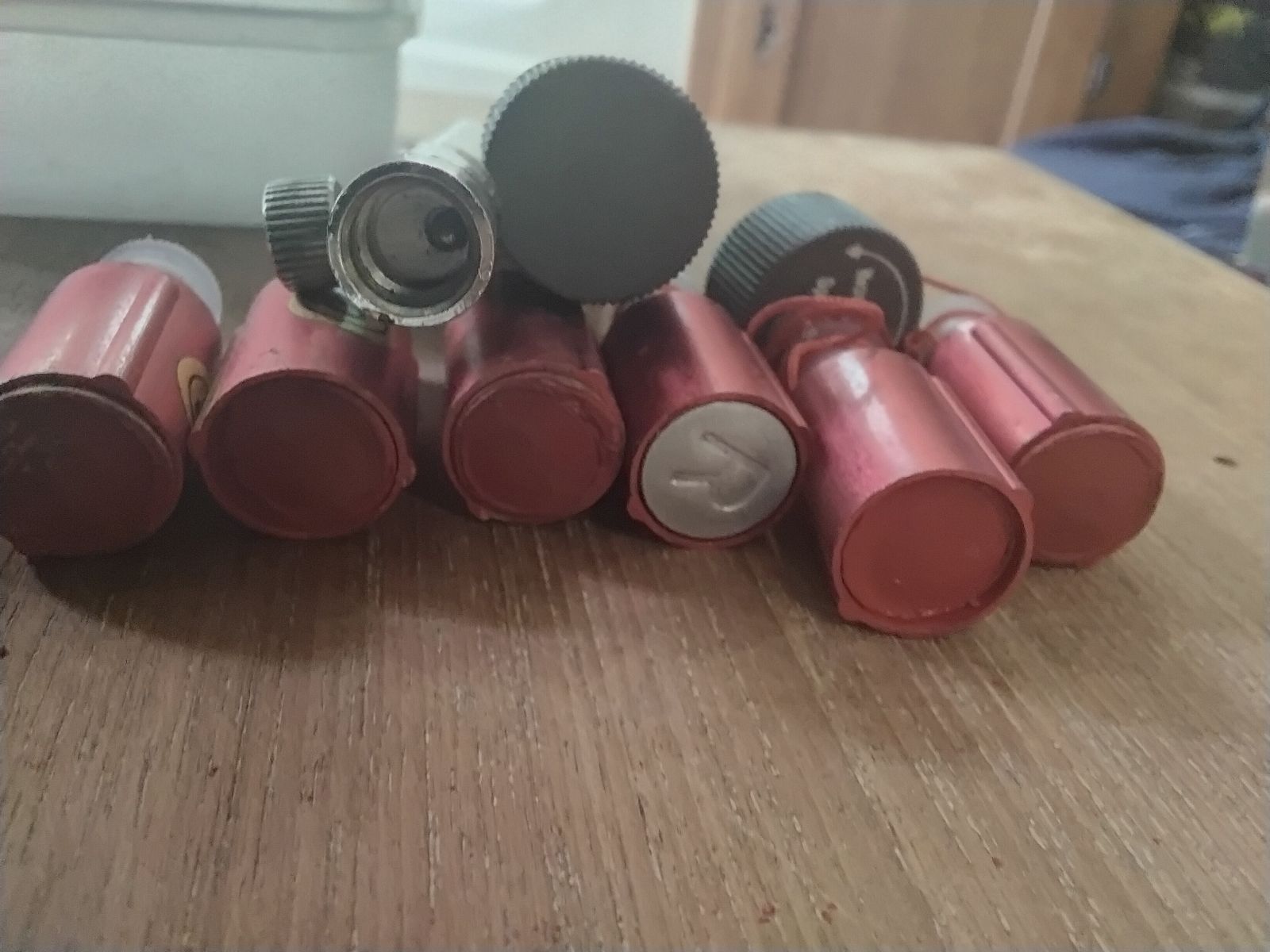 komet m 15 ptb 35/2b komet allemagne 15mm avec 7 coups rouge. Stylo de signal historique.
