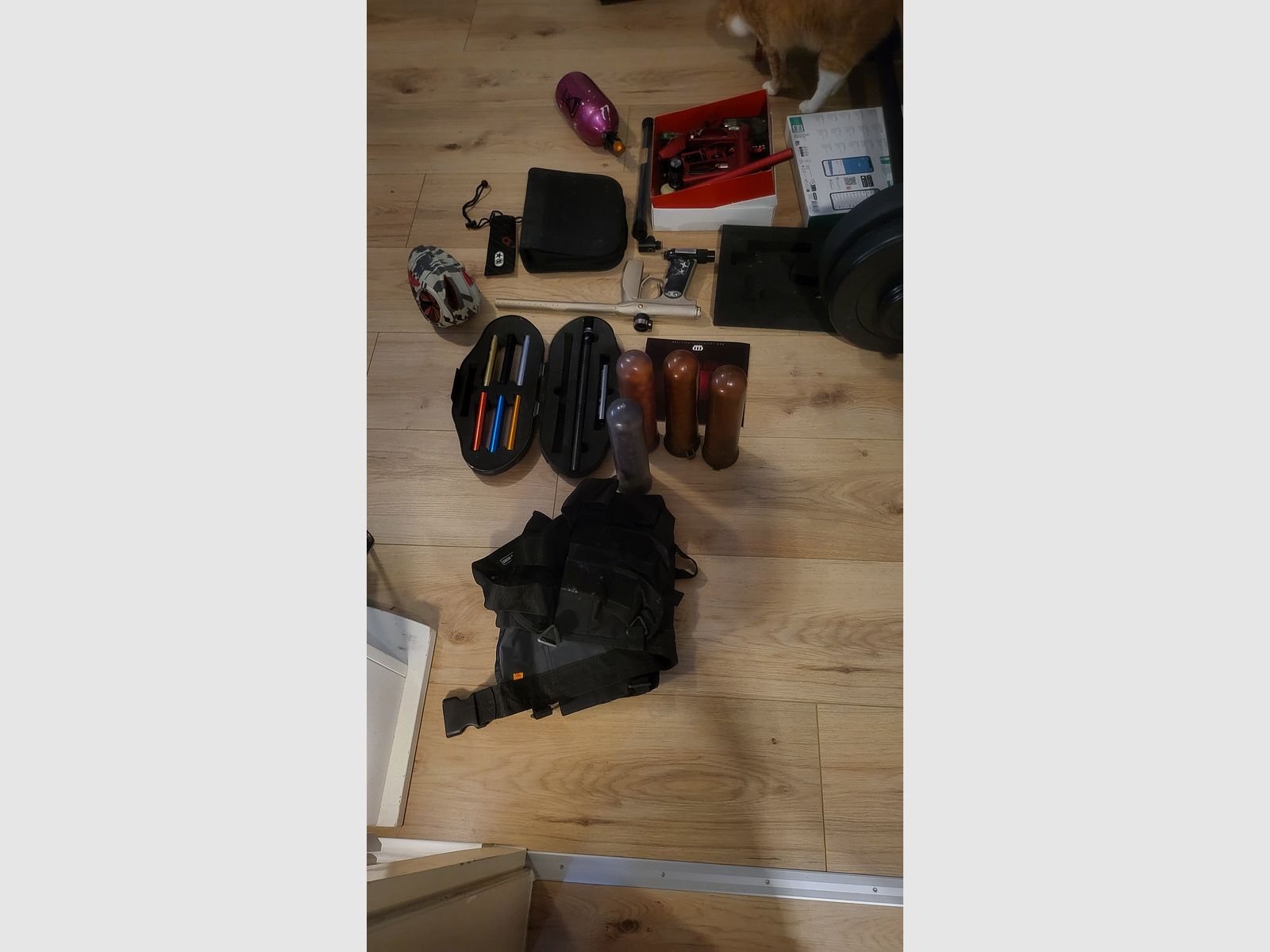 Kompletne wyposażenie do paintballa