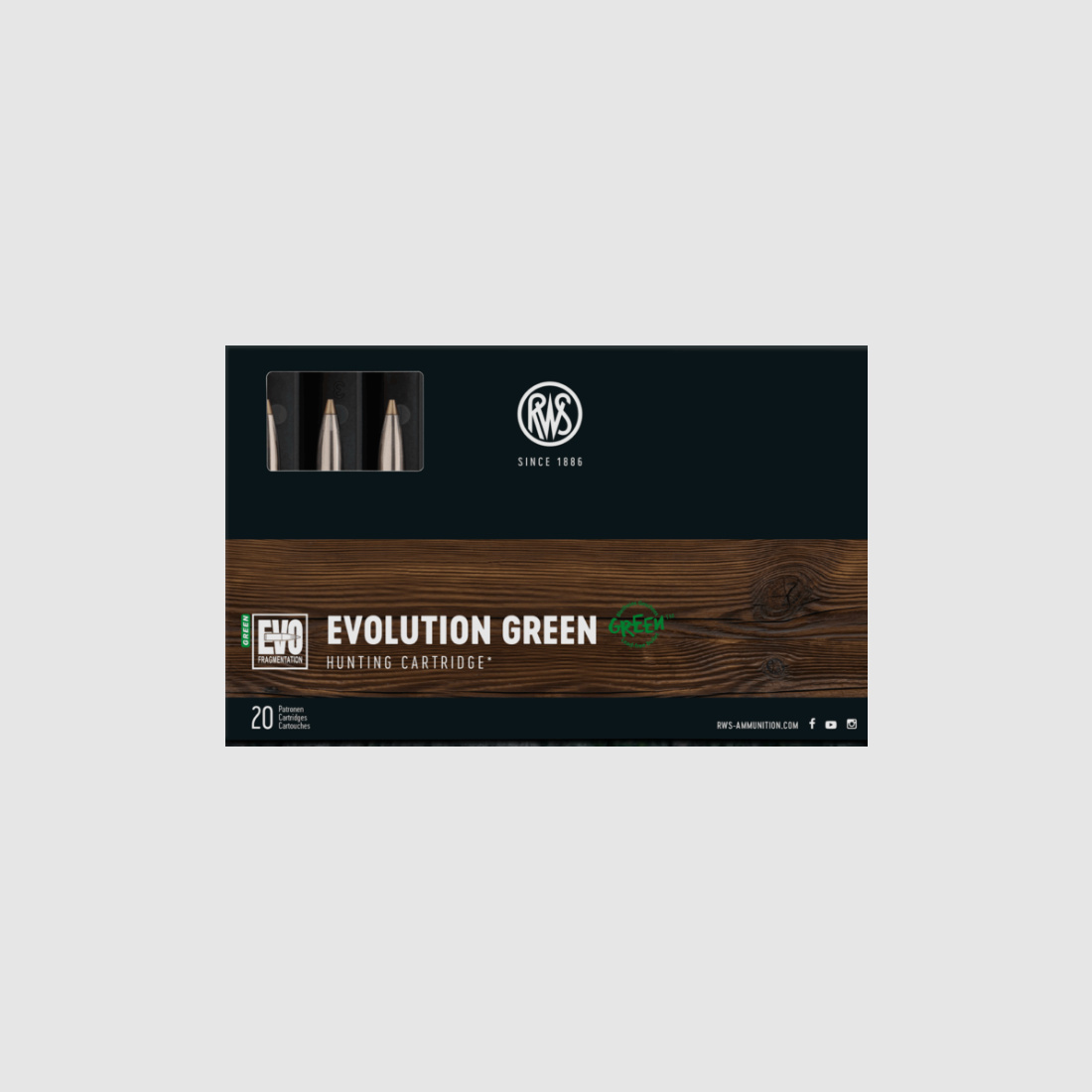 RWS 2401407 6,5X57 R EVOLUTION GREEN 6,0g 93gr