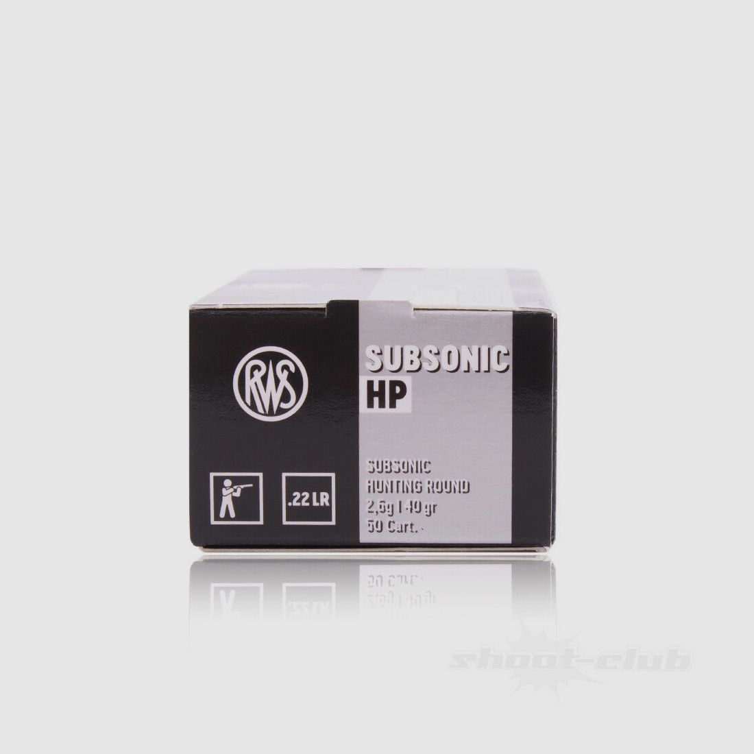 RWS Subsonic HP 40grs 50St .22lr, image 2 sur 3