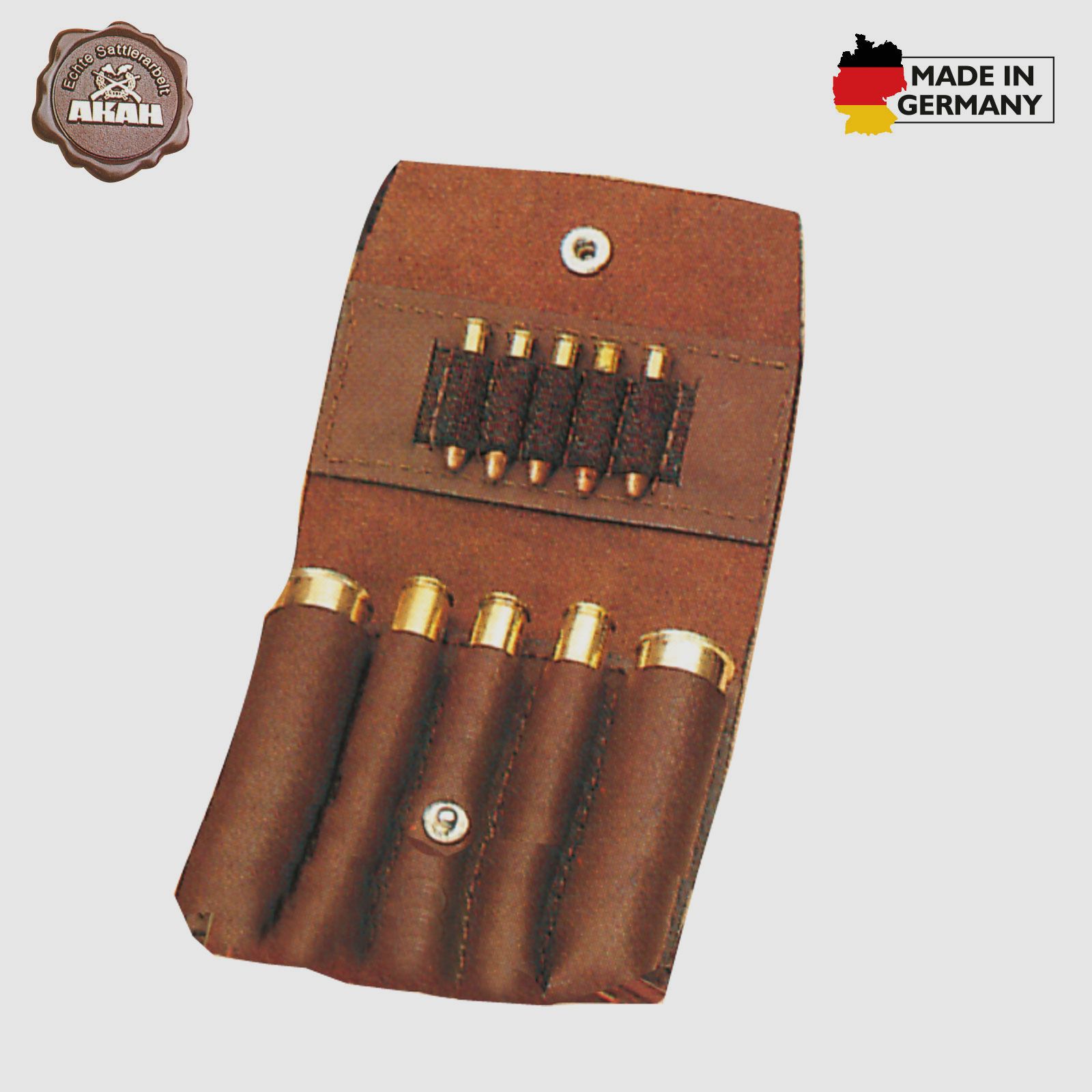 AKAH Universal Patronenetui aus Echtleder