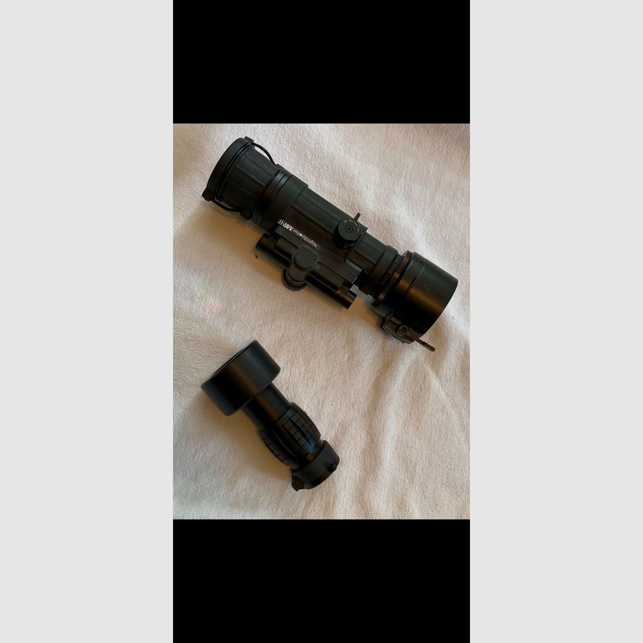 Night vision device NightSpotter MR 2 met Rusan adapter voor 52-56 glazen