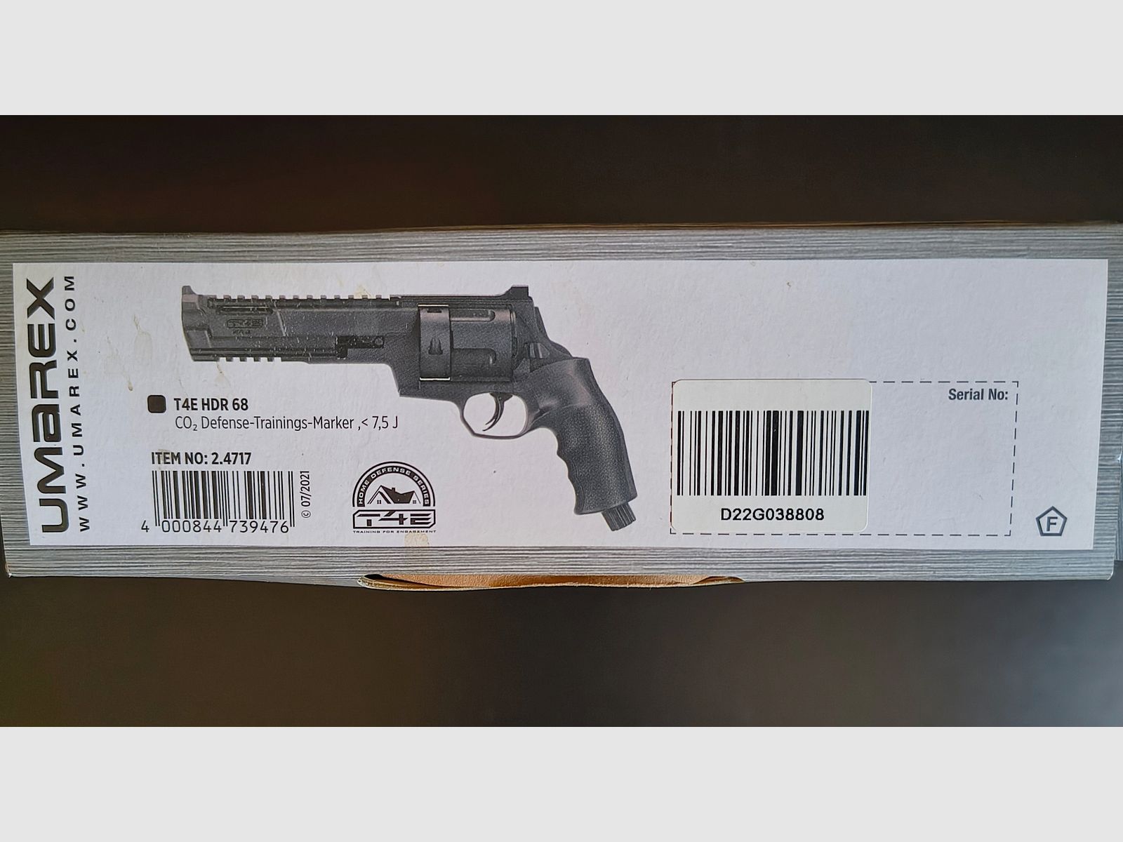 Umarex CO2 T4E "HDR68" Ram Revolver Kaliber .68 mit viel Zubehör