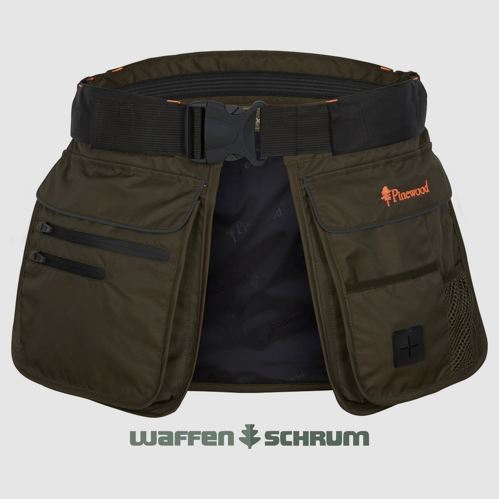 Ceinture de sport canin Pinewood vert mousse/noir