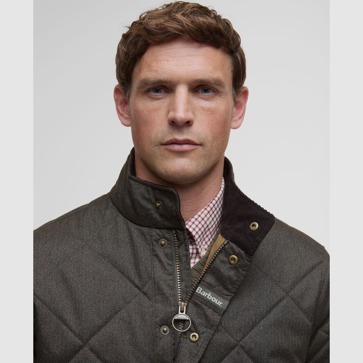 BARBOUR Chaqueta Acolchada de Invierno Shoveler Oliva