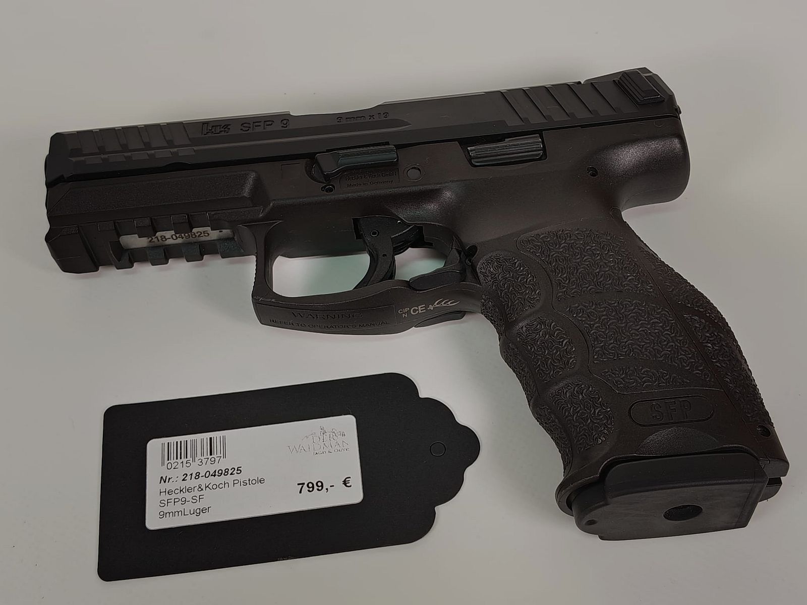 Heckler & koch SFP9 9mmLuger inkl. Koffer