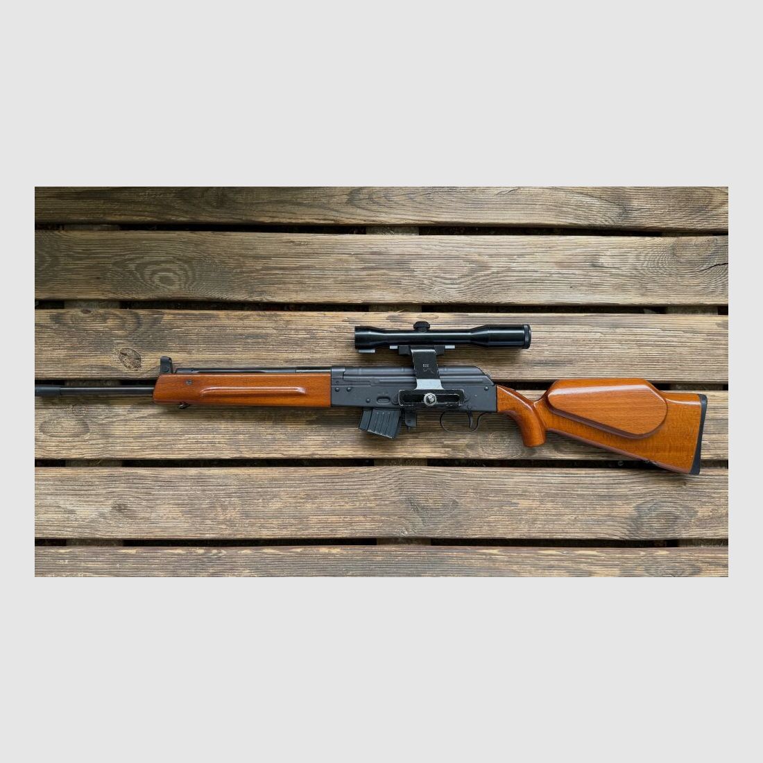 VEB GWB Wiesa Speger met ZF Carl Zeiss 4x32 overeenkomend nummer verzamelobject