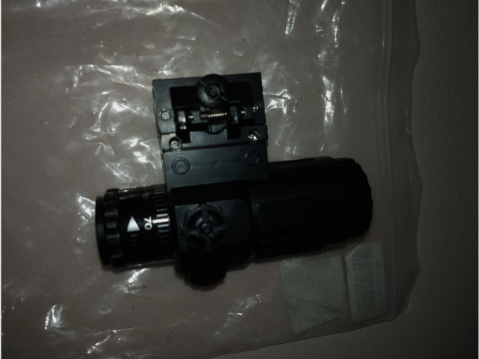  składany wzmacniacz celownika dummy optyka celownik wzmacniacz jak nowy Airsoft Softair karabin Paintball