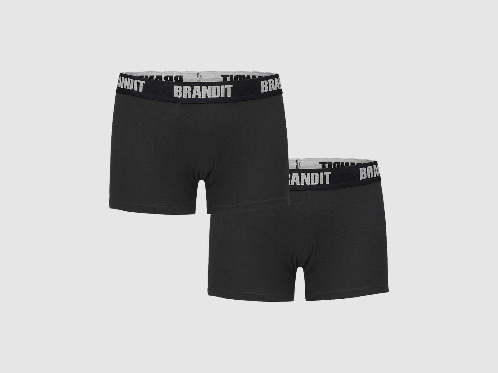 Brandit Brandit Boxershorts Logo schwarz 2er Pack
