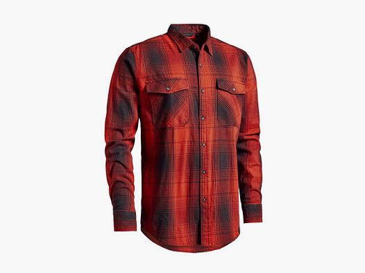 Northern Hunting Herren Hemd Bark Rot/Schwarz