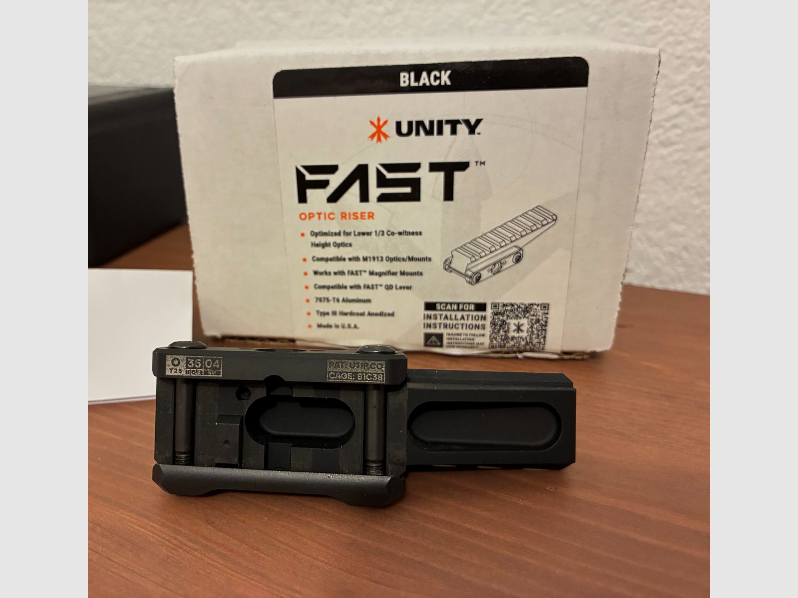 Unity Tactical FAST Picatinny Riser