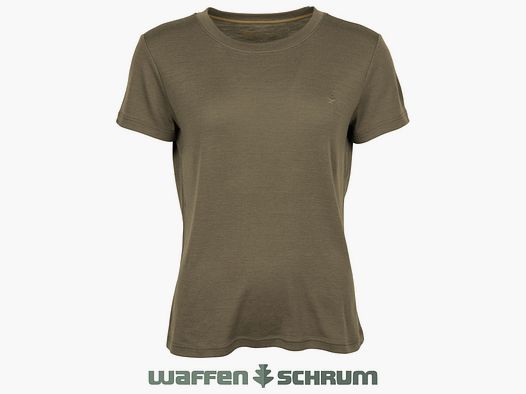 Pinewood T-Shirt Travel Merino Woman Green