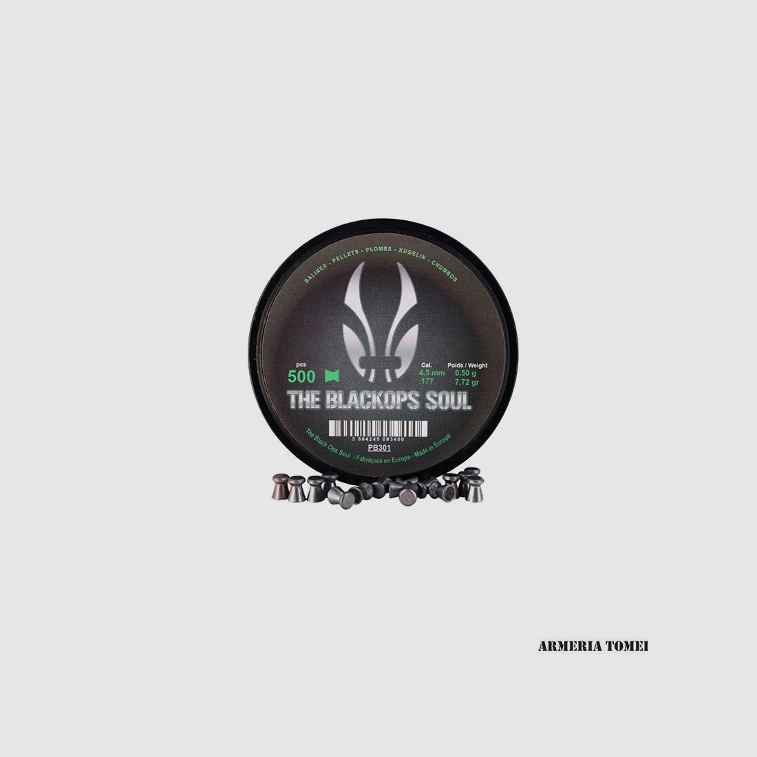 BLACKOPS – SOUL FLAT HEAD 4,5mm (.177) 0,50g / 7,72gr (500Stück)