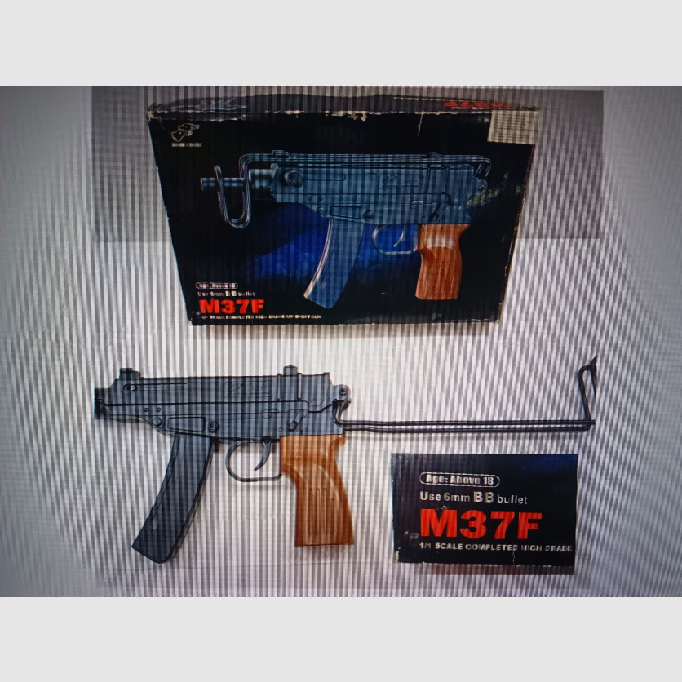 M37F czeski ,,Skorpion" + kolba składana + amunicja kal.6mm + magazynek >!< OVP, zdjęcie 1 z 4