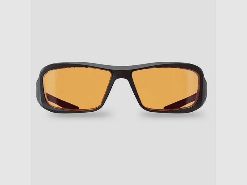 Sonnenbrille HAMEL, SOFT TOUCH MATTE BLACK THIN TEMPLE FRAME, Tigers Eye Vapor Shield Lens (XH610-TT), Bild 2 von 6