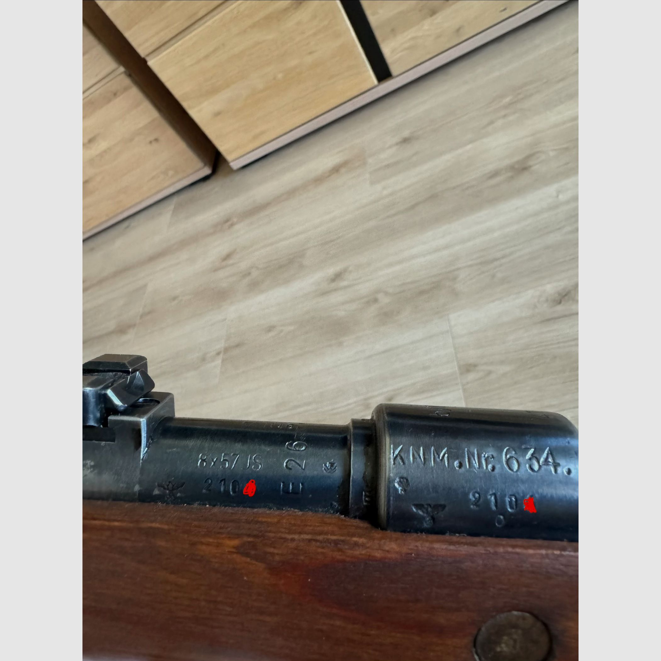 Mauser K98 k byf 41 - K.N.M. Norwegische Beutewaffe