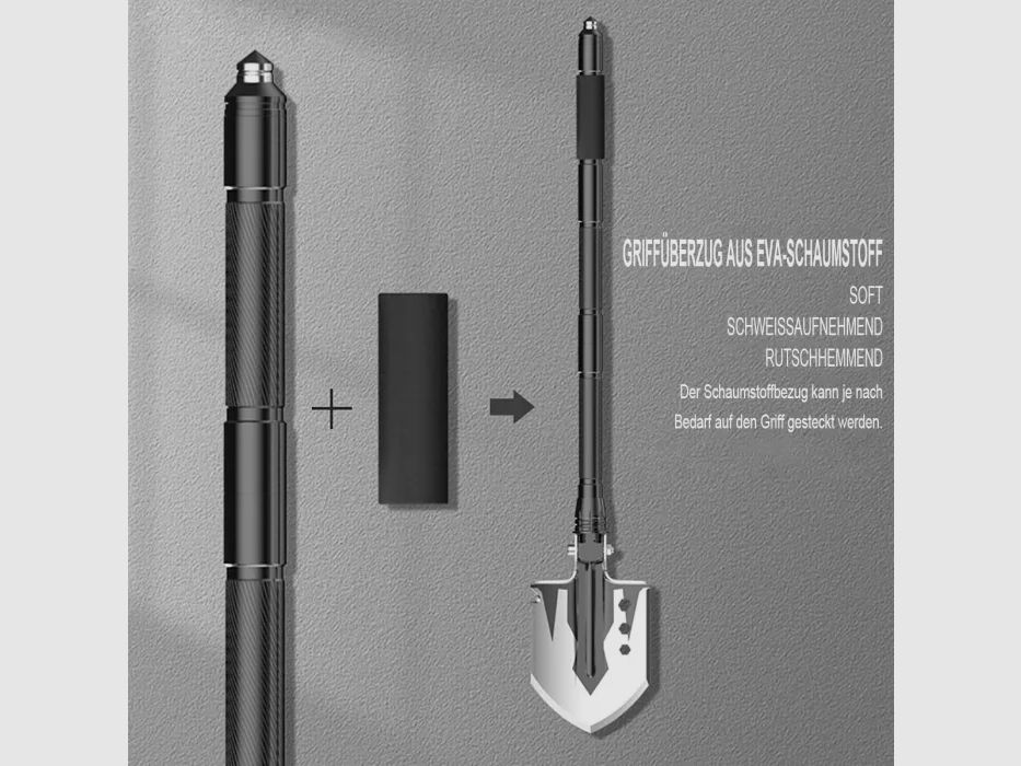 Tactical-Survival-Schaufel Set 13 in 1