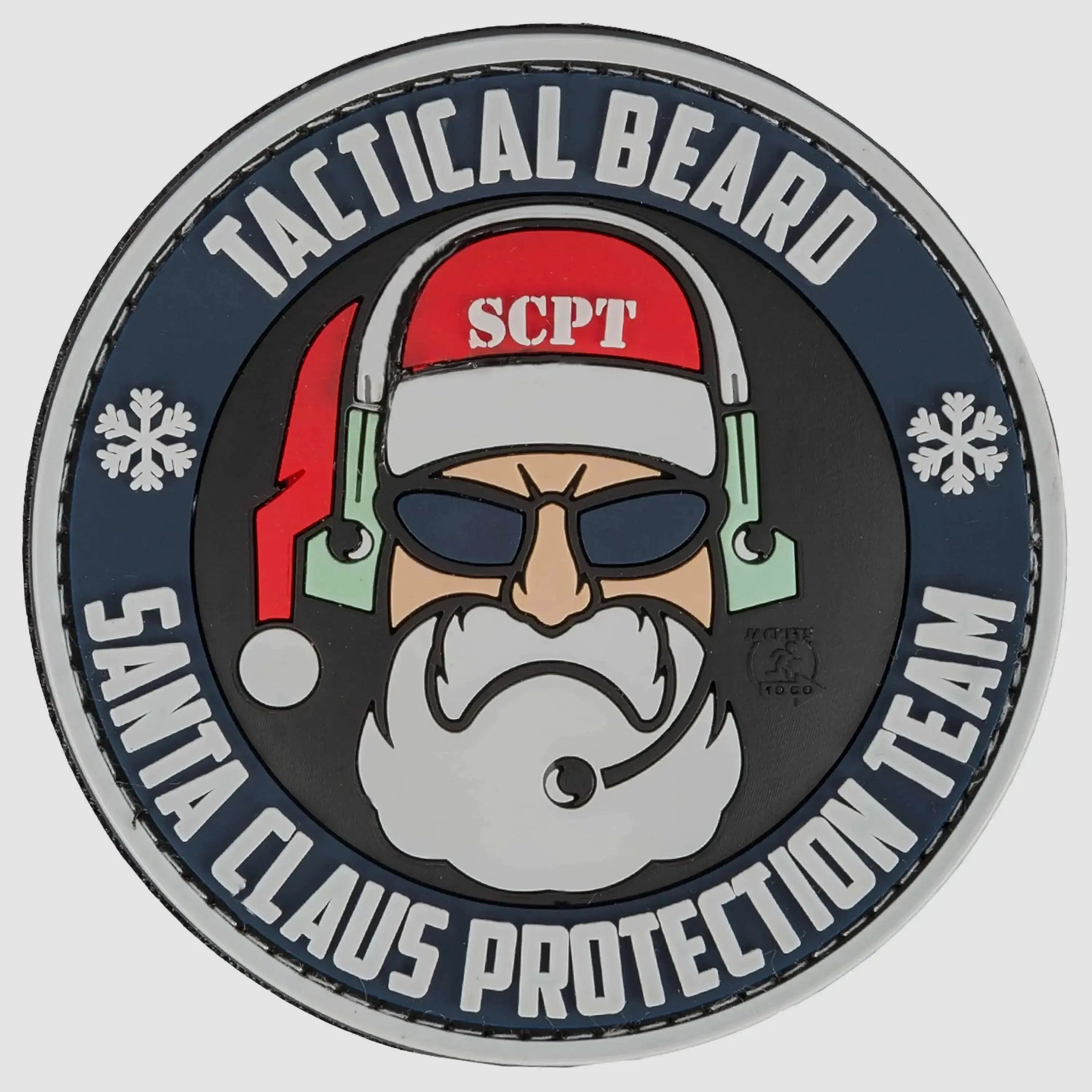 Jassen Om Te Gaan JTG 3D Patch Special Tactische Baard Kerstman Beschermingsteam