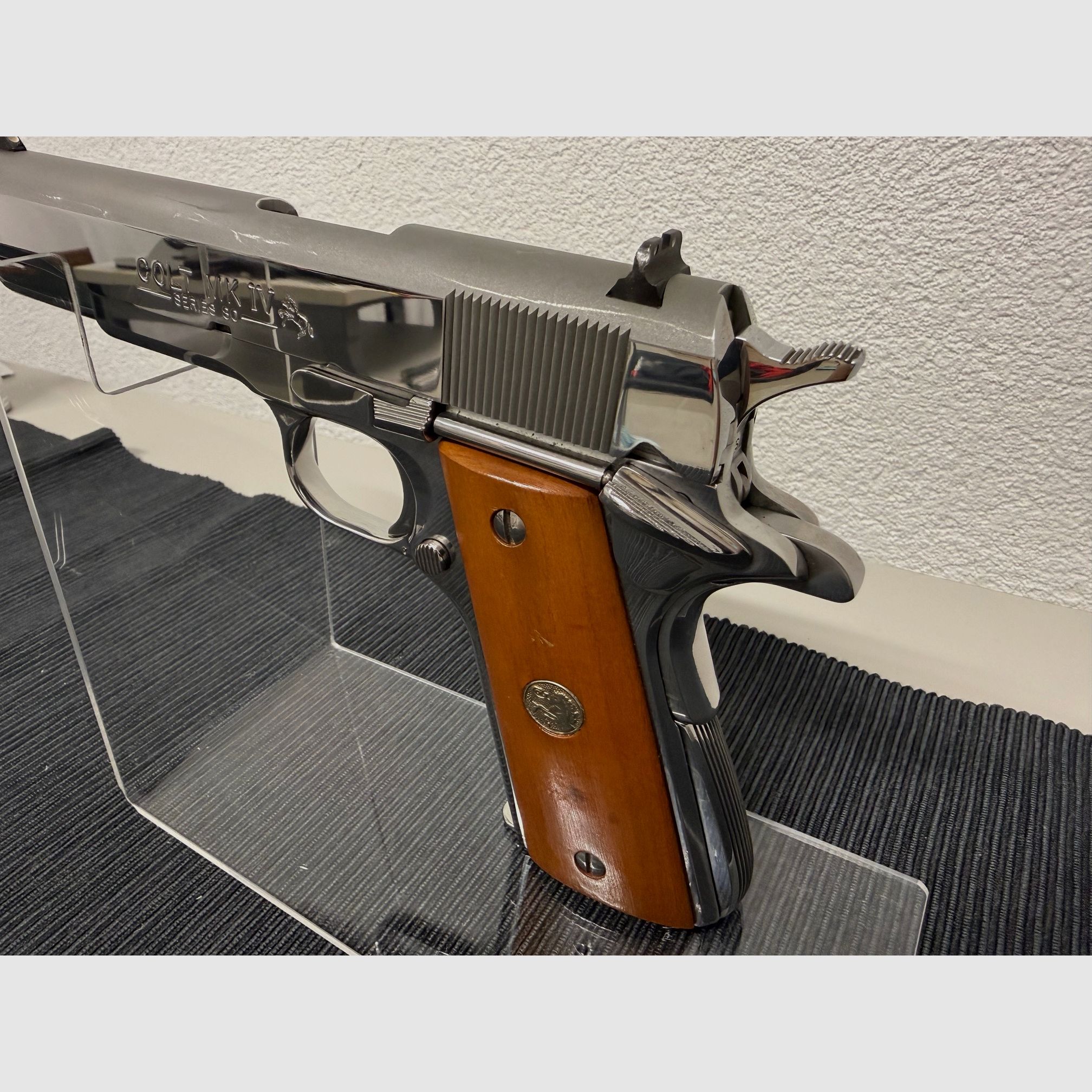 Colt MK IV Series 80 1911 Government in Chrom Kaliber .45Auto  ACP sehr selten!