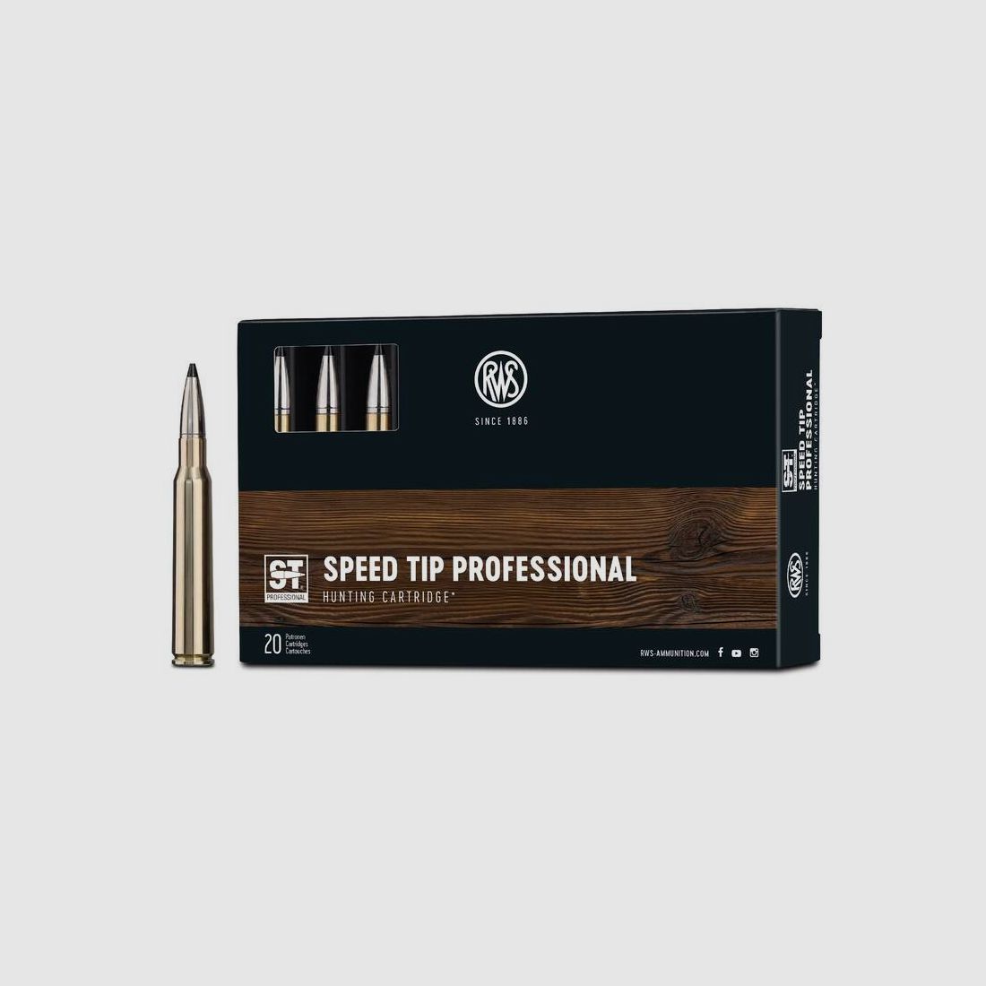 RWS 7×64 Speed Tip Professional – 9,7g/150gr – 20 stuks