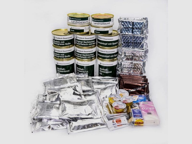 Feddeck Dauerwaren Langzeit Notfallpaket für 10 Tage