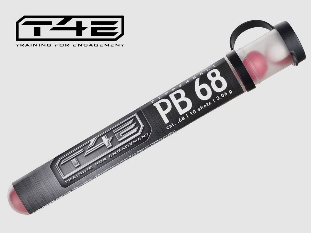 Pfefferkugeln Pepperballs T4E PB 68 Kaliber .68 2,06 g weiĂź 10 StĂĽck