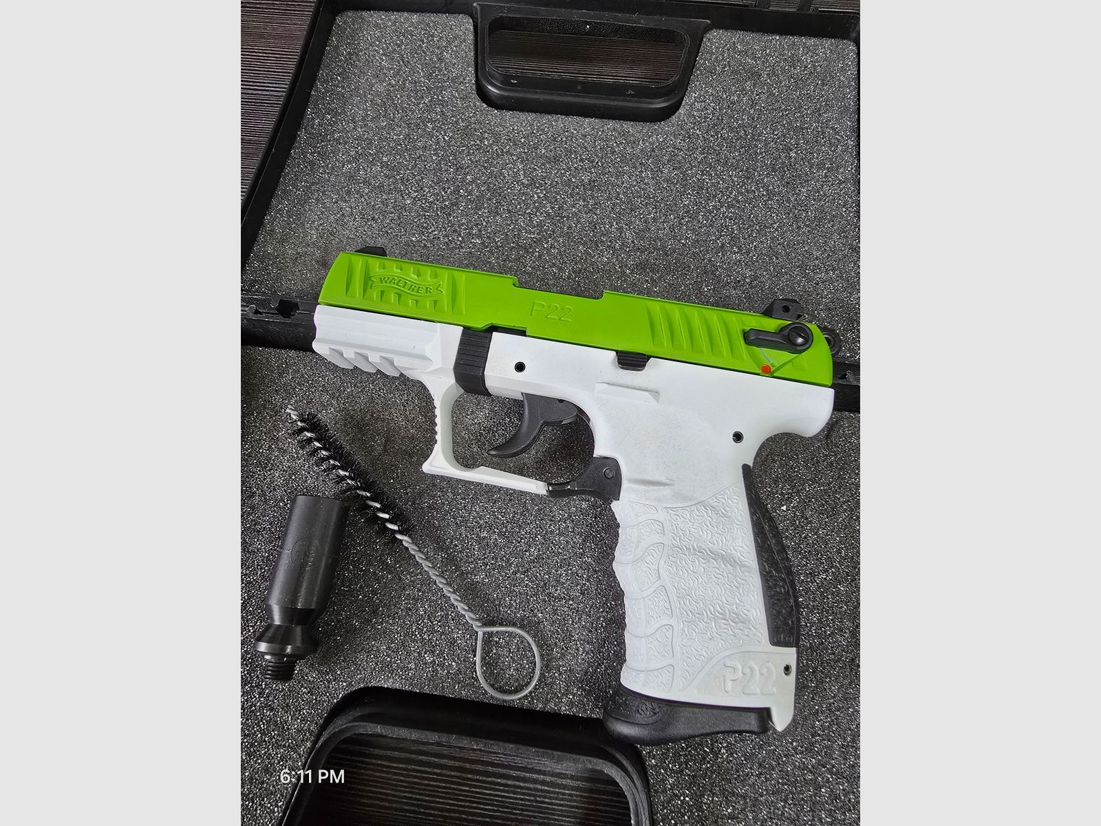 Walther P22Q Grün/ White  Edition