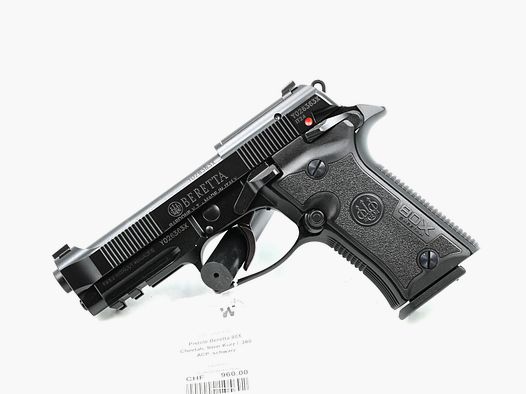 Pistole Beretta 80X Cheetah, grey, .380 ACP, 13 Schuss, Optic Ready