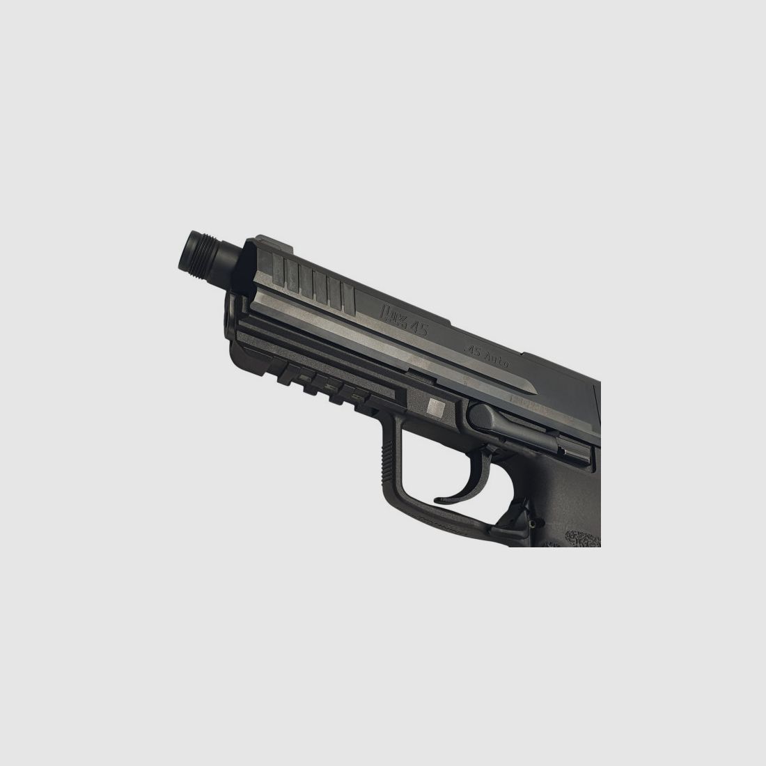 VERKAUF GEBRAUCHT - PISTOLE HK45 TACTICAL BLACK CAL.45ACP MIT GEWINDESCHNEIDUNG, Bild 9 von 9