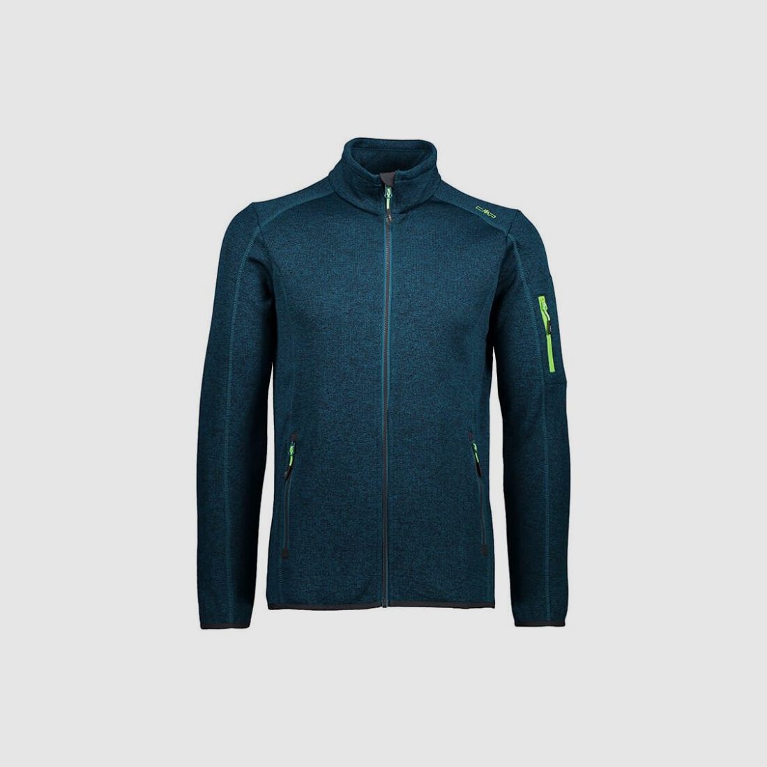 CMP Herren Jacke Knit-Tech-Fleece mit Mesh