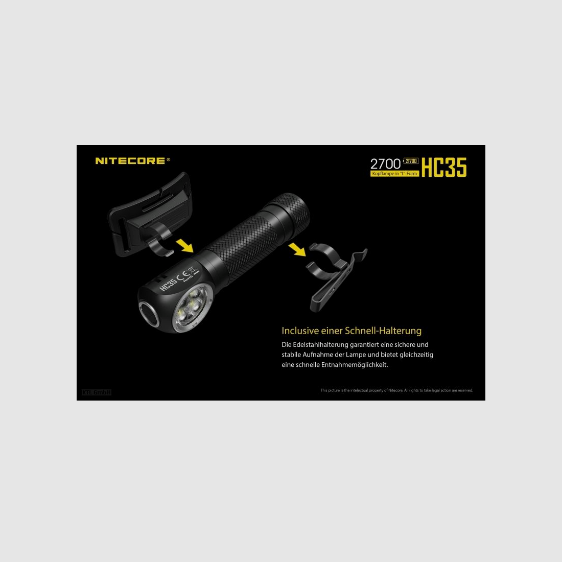 Nitecore HC35, Bild 3 von 4
