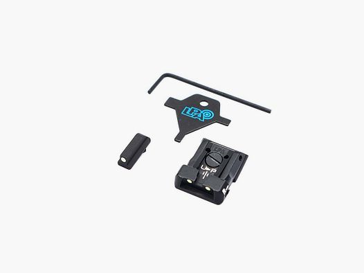 LPA SPL13WA Juego de mira ajustable para Walther PPQ Q5 Match