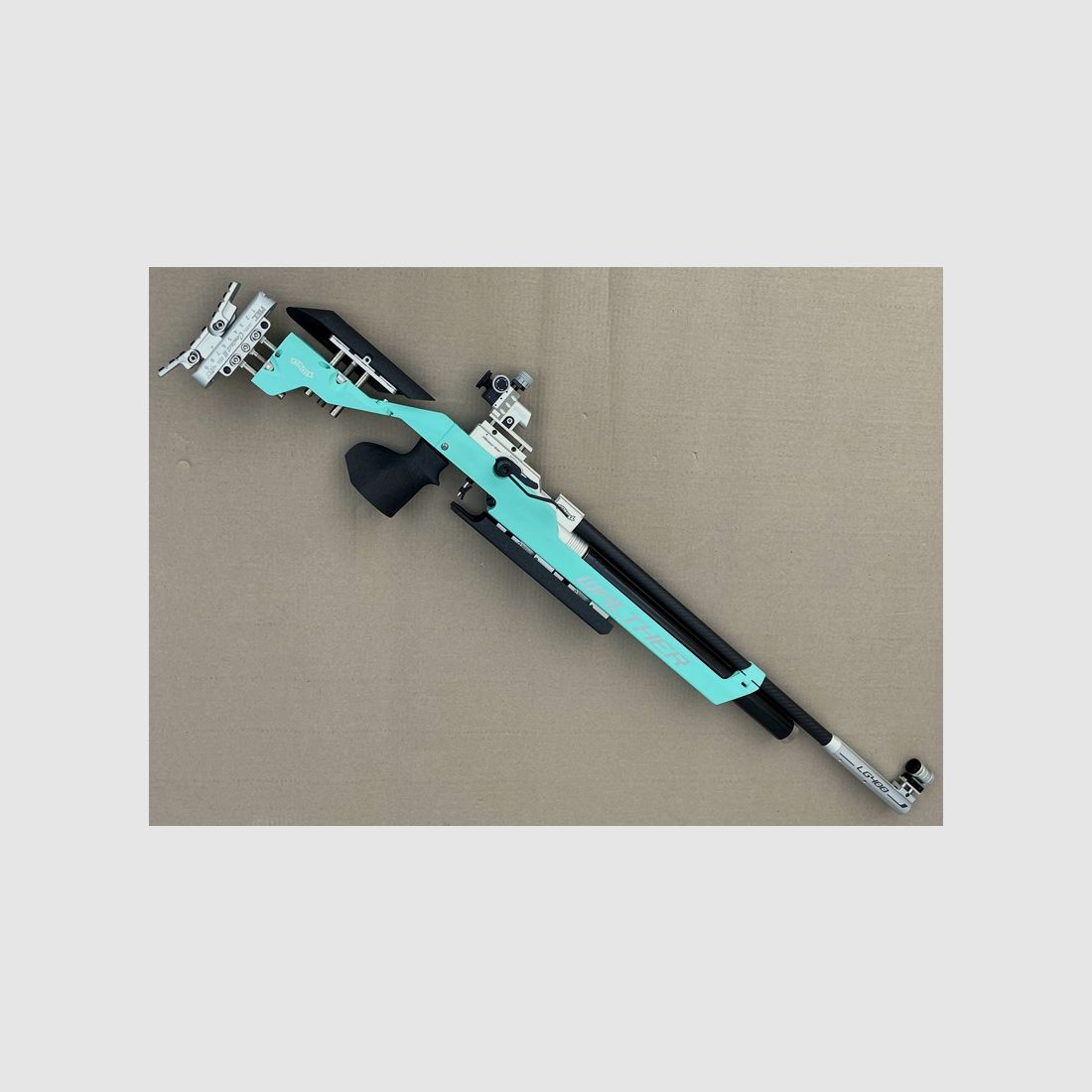 AIR RIFLE WALTHER LG400 ALUTEC EXPERT - SPECIAL COLORS