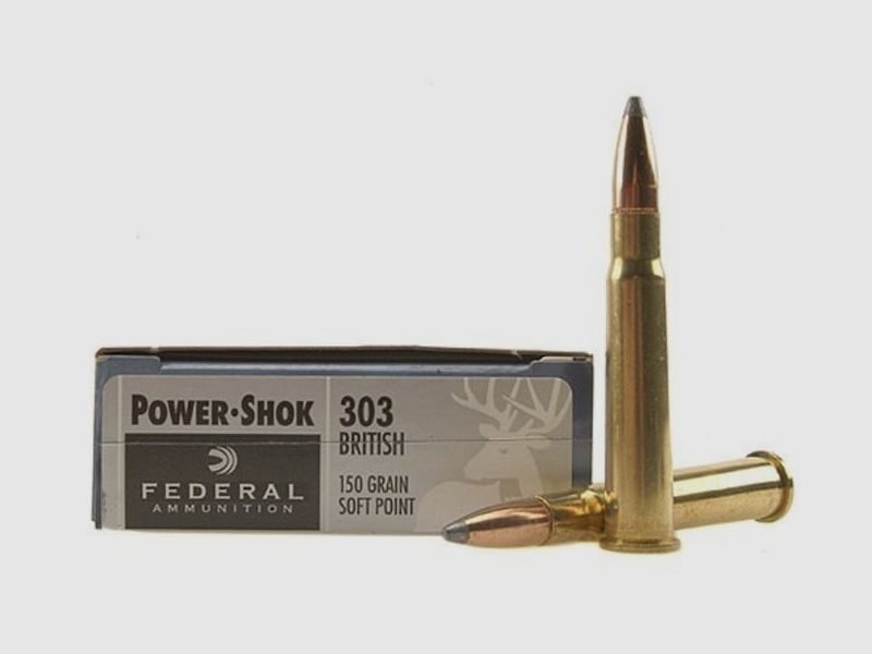 Federal Power-Shok .303 British 150GR JSP 20 cartouches