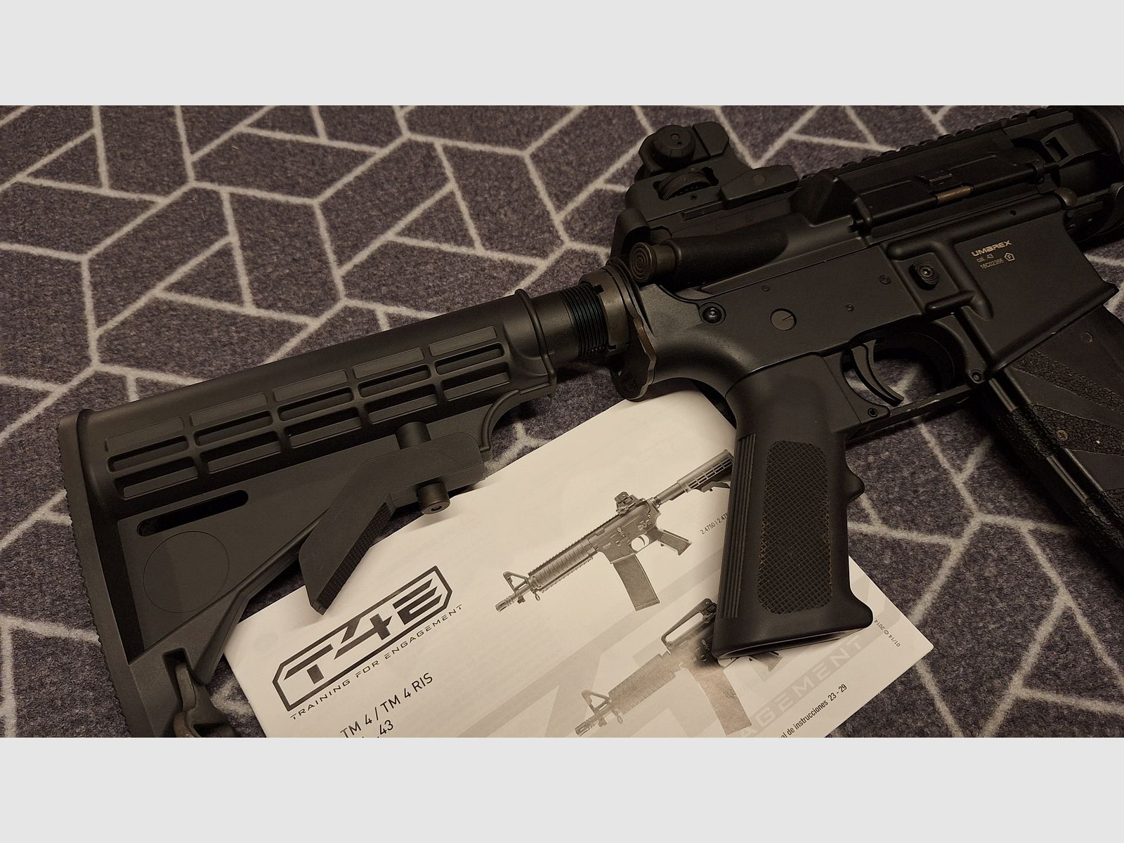 Umarex T4E TM4 RIS CO2 assault rifle .43