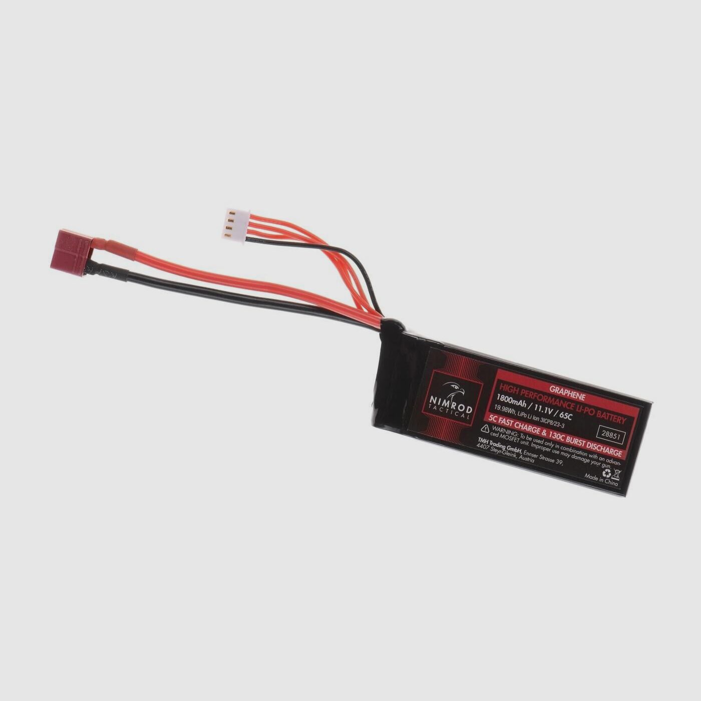 Lipo 11.1V 1800mAh 65C Graphene T-Plug | Nimrod