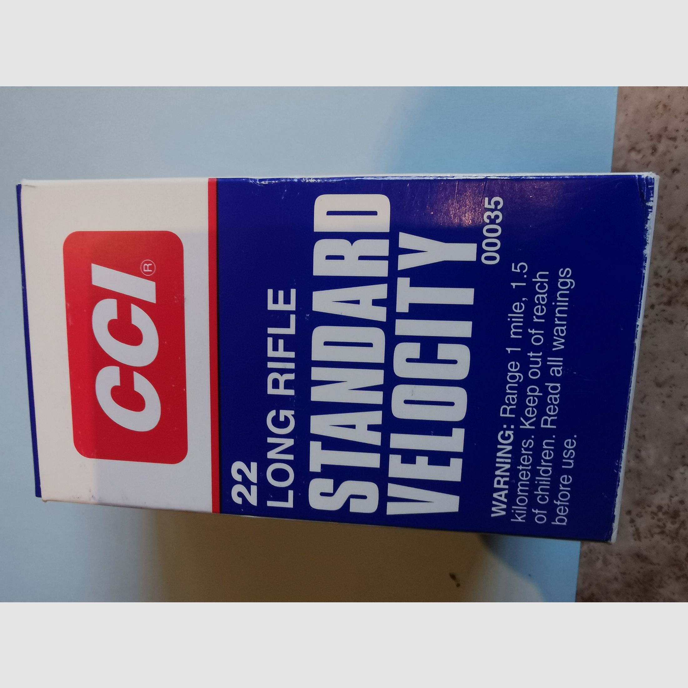 KK .22 Long Rifle von CCI 650 Schuss