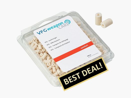 VFG Limpiador de cañones Comfort Calibre 9 mm (500 uds)
