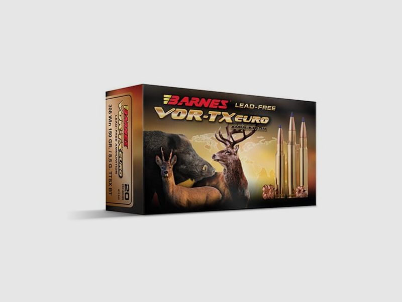 Barnes .308 Win VOR-TX EURO TTSX BT bleifrei 168 gr - 20 Stk