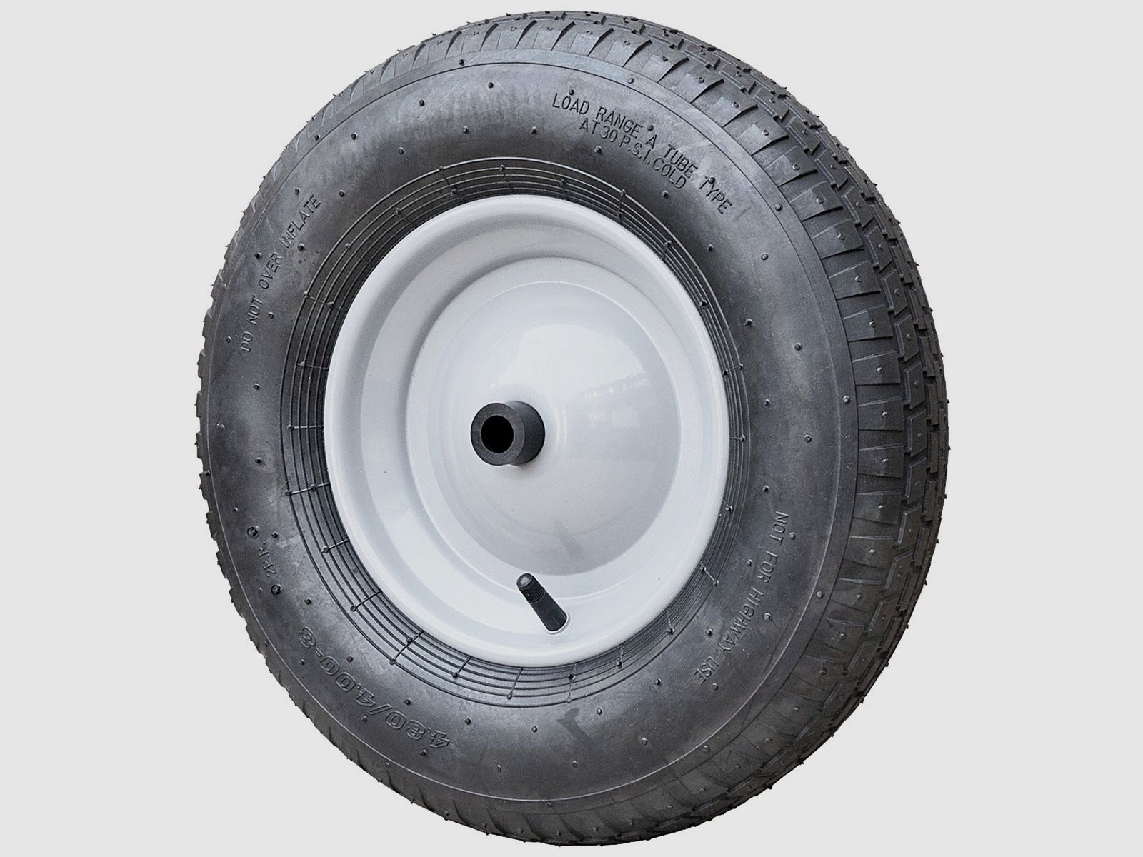 Capito Luftrad 400/100 auf Stahlblechfelge