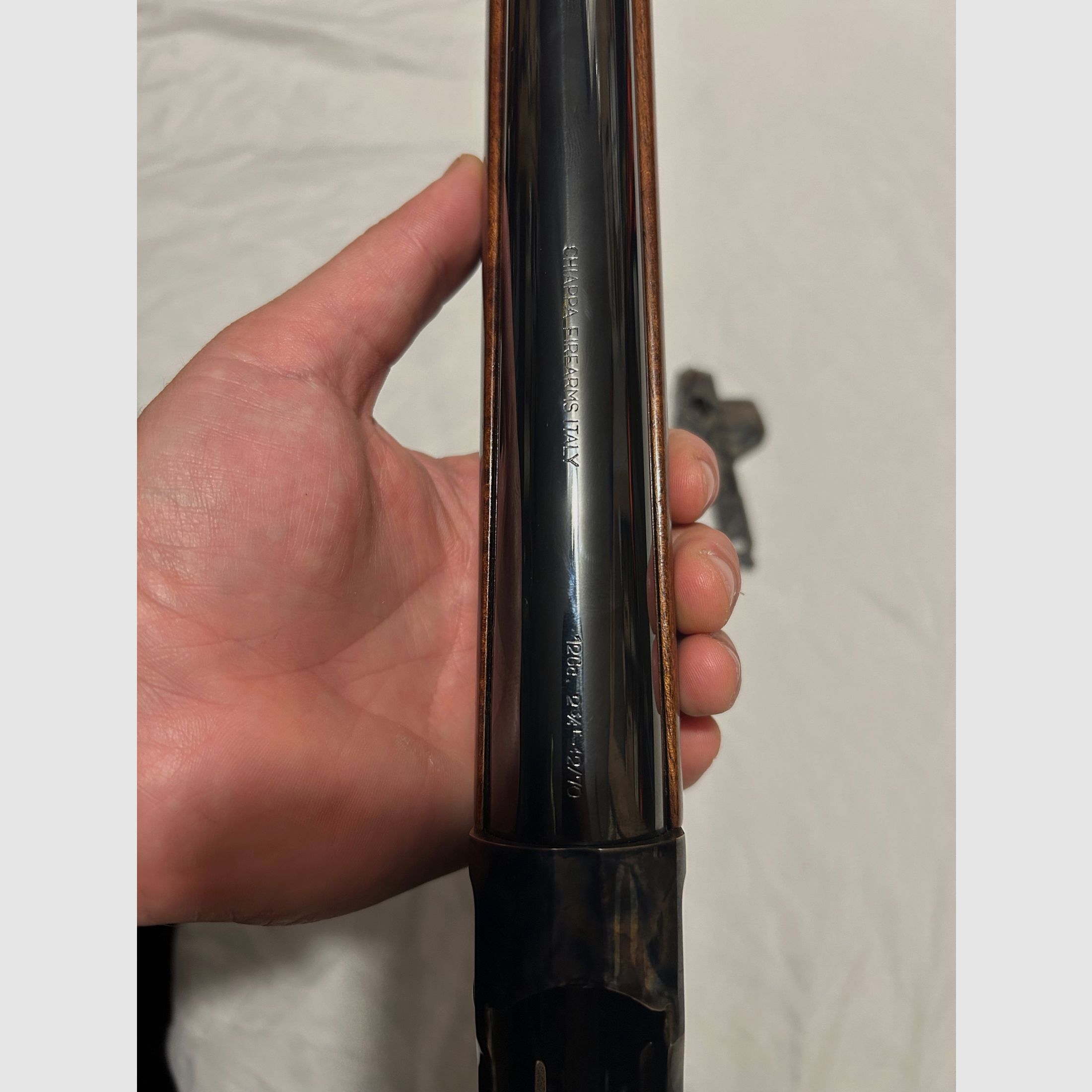 Chiappa 1887 L.A. Cowboy Hunter – kal. 12/70 – met ombouwhefboom en leren accessoires, afbeelding 4 van 6