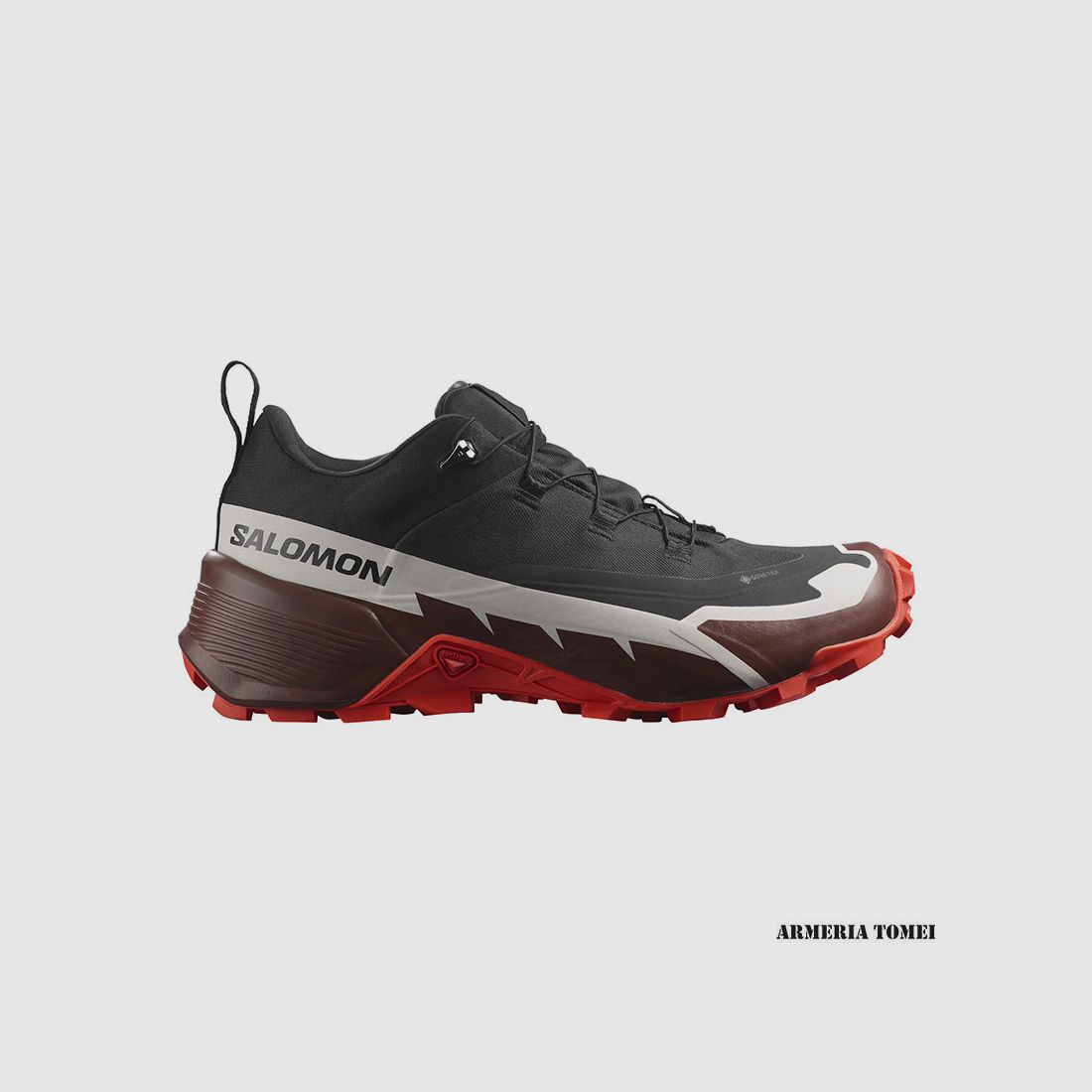 SALOMON – HERREN – CROSS HIKE 2 GTX Schwarz / Bitter Schokolade / Feuriges Rot, Bild 1 von 7