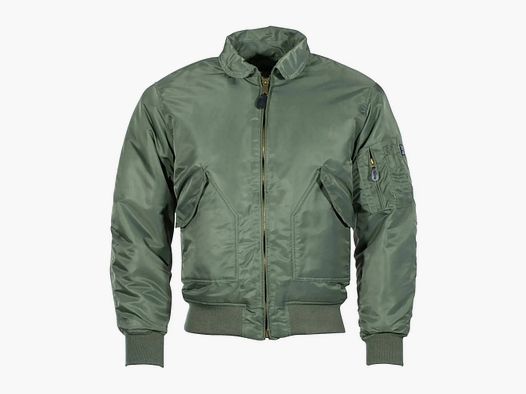 Mil-Tec Mil-Tec US Fliegerjacke CWU Basic - Schwarz / 3XL