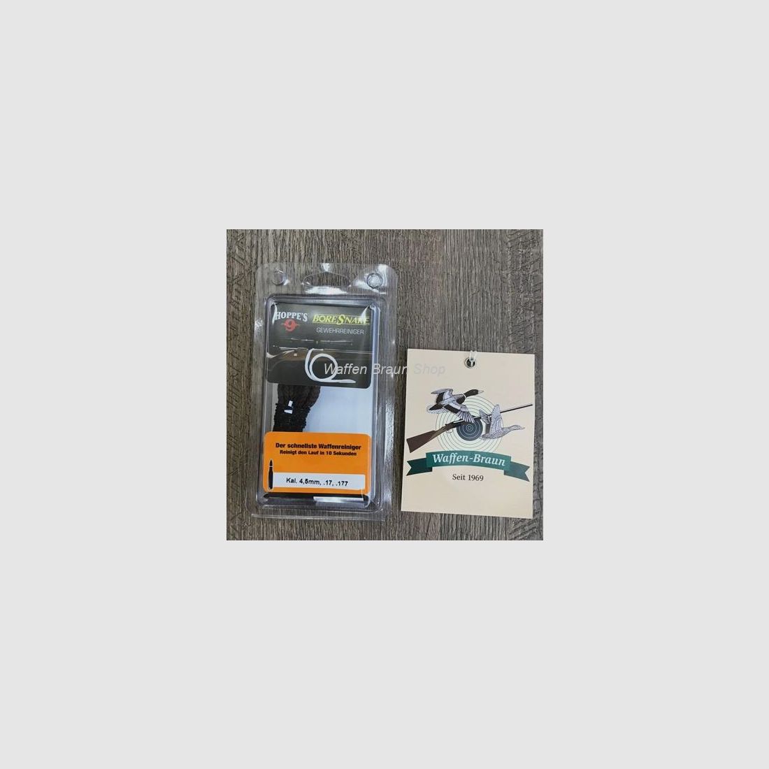 Hoppe s Bore Snake/ Qucik Clean 4,5mm /.17 / .177 für Langwaffen