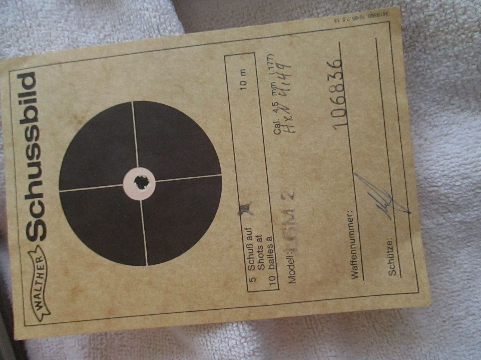 Sporting firearm 4.5 Walter LGM -2, immagine 2 di 9